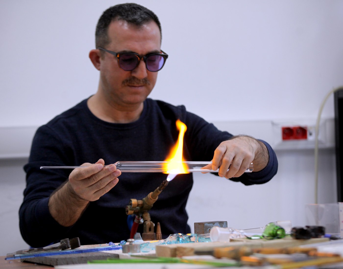 YTÜ Metalurji ve Malzeme Mühendisliği öğrencileri