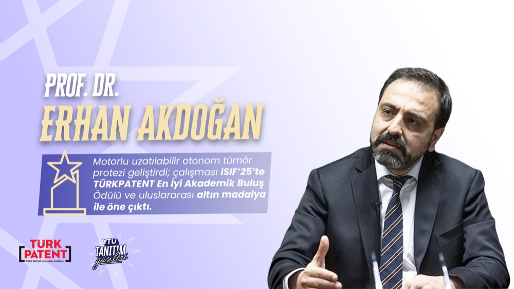 Prof. Dr. Erhan Akdoğan — Motorlu uzatılabilir otonom tümör protezi