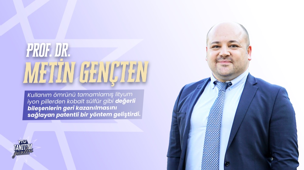 Prof. Dr. Metin Gençten — Lityum iyon pillerden değerli bileşen geri kazanımı