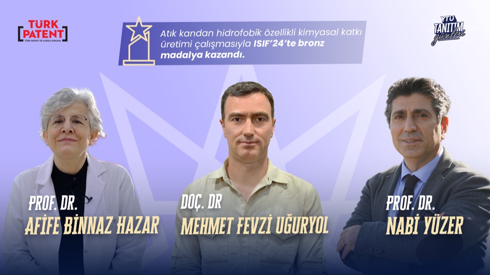 Prof. Dr. Afife Binnaz Hazar, Prof. Dr. Nabi Yüzer, Doç. Dr. Mehmet Fevzi Uğuryol — Atık kandan kimyasal katkı