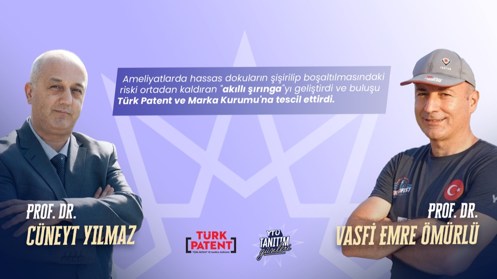 Prof. Dr. Cüneyt Yılmaz ve Prof. Dr. Vasfi Emre Ömürlü — Akıllı şırınga
